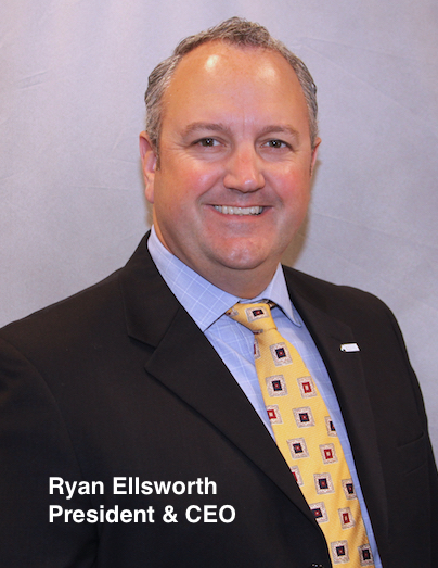 Photo of Ryan Ellsworth President and CEO of The County Federal Credit Union