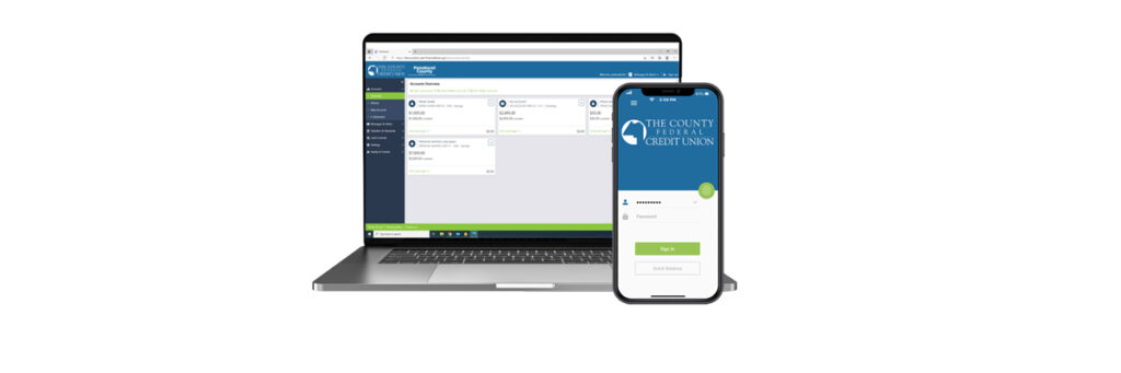 View of Online Banking Screens